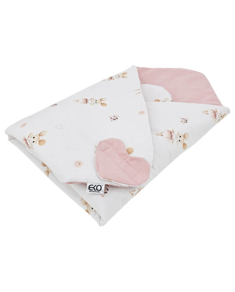 Double-sided printed cotton horn BALLERINA MOUSE