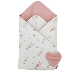 Dubbelzijdig bedrukte katoenen hoorn BUNNY
