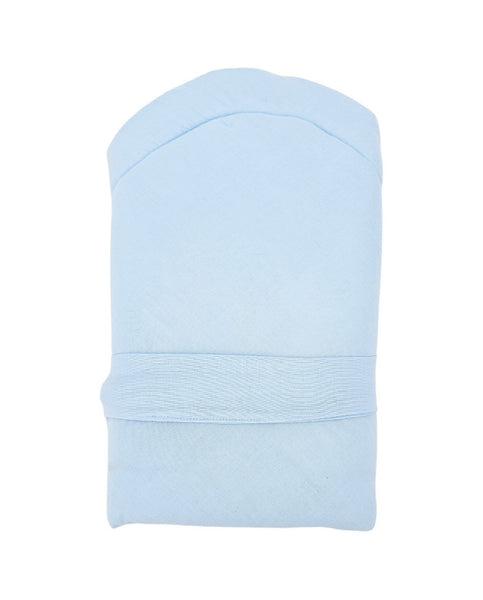 Muslin Swaddle Blanket with Coconut BLUE
