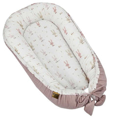 Velvet Baby Cocoon Bunny / Rose Pink