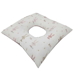 Coussin post-partum LAPIN / Rose vif