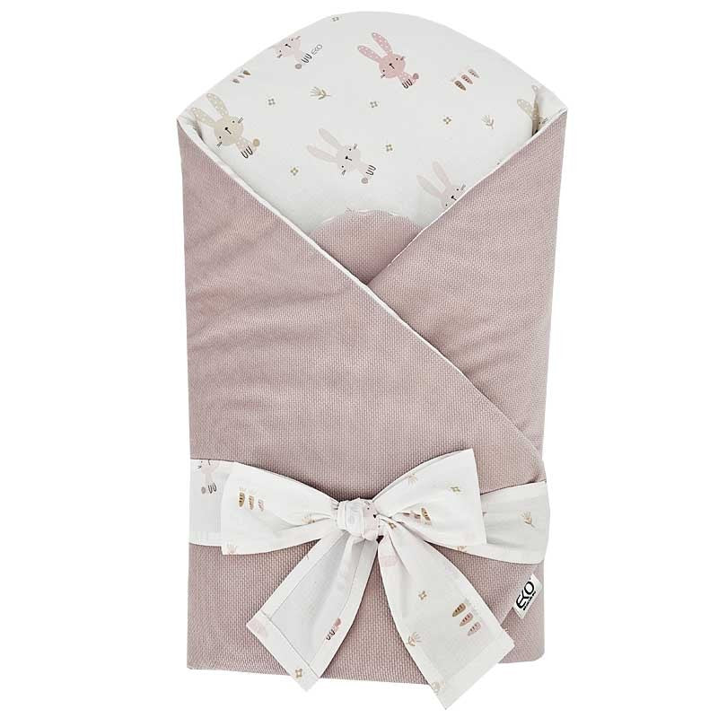 Cotton cone with VELVET BUNNY/ROSE PINK