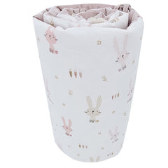 Tour de lit 360 cm Lapin/Rose poudré