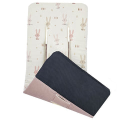 Stroller insert with foam MEMORY BUNNY/ROSE PINK