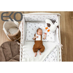 Tour de lit 360 cm Lapin/Rose poudré
