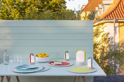 Uri Lamp Piccolos LED Rechargeable 15 cm Set of 3