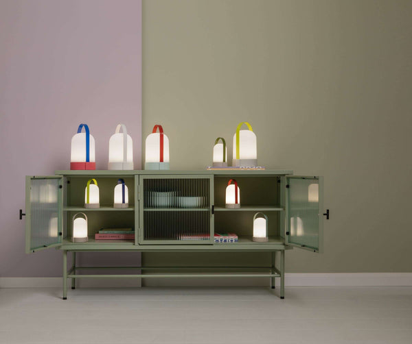 Uri Lamp Piccolos LED Rechargeable 15 cm Set of 3