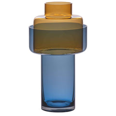 Vase Aura Amber Two-Piece 31 cm