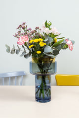 Vase Aura Amber Two-Piece 31 cm