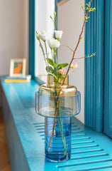 Vase Aura Amber Two-Piece 31 cm