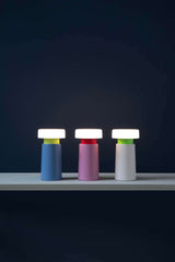 Victoria LED Rechargeable Table Lamp Aqua
