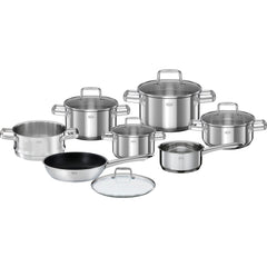 Batterie de cuisine Moments avec autocuiseur de 8 pièces