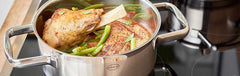 Batterie de cuisine Moments avec autocuiseur de 8 pièces