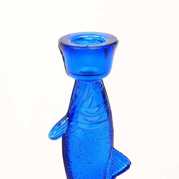 Photophore poisson bleu roi – Décoration d'accentuation côtière océanique