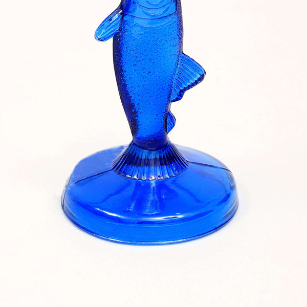 Photophore poisson bleu roi – Décoration d'accentuation côtière océanique