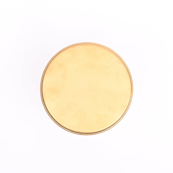 Grande boîte ronde en émail avec couvercle – Pot de rangement pour la cuisine et la maison