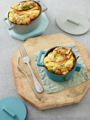 Roasting pan Terra.Cotto Cast Iron Oval with lid 13x10 cm