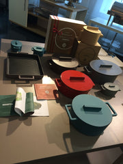 Roasting pan Terra.Cotto Cast Iron Oval with lid 13x10 cm