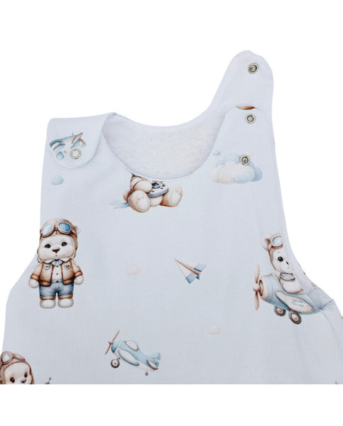 Baby sleeping bag SMALL PILOT BEAR
