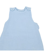 Muslin sleeping bag MEDIUM BLUE