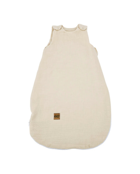 Muslin sleeping bag Medium Latte