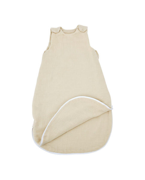 Muslin sleeping bag Medium Latte