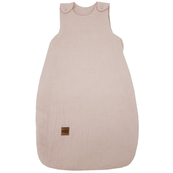 Muslin sleeping bag, medium rose pink