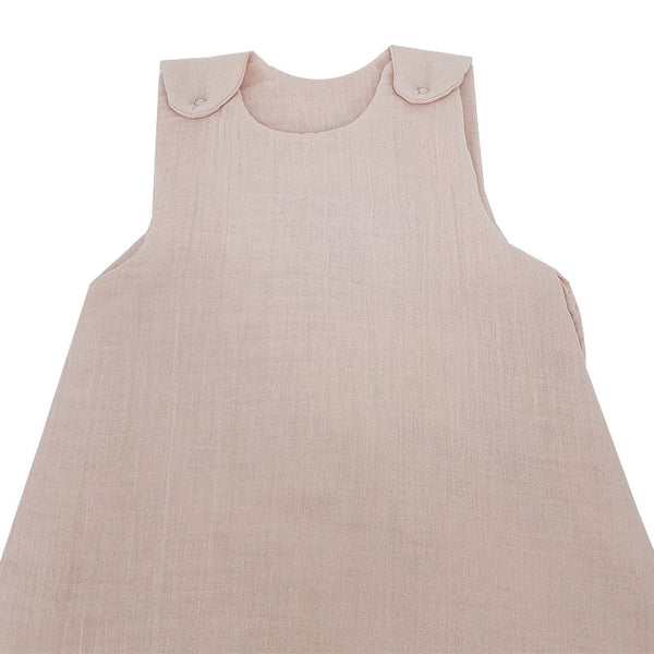 Muslin sleeping bag, medium rose pink