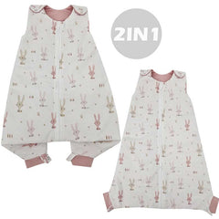 2-in-1 multifunctional baby sleeping bag BUNNY