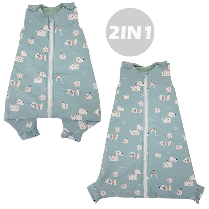 2-in-1 multifunctional baby sleeping bag (Dogs)