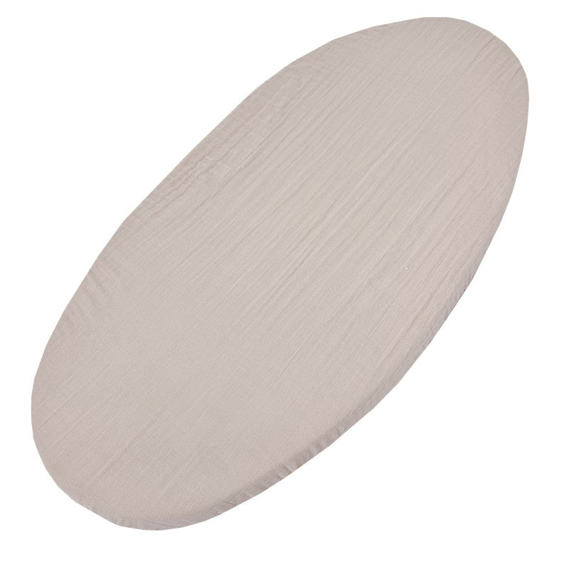 Drap housse en mousseline 40 x 80 cm beige