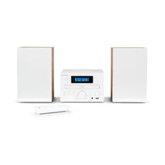 Microsystem - THOMSON - COSY MIC121BT - CD player, Bluetooth, FM radio, MP3, USB - Wood and White