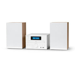 Microsystem - THOMSON - COSY MIC121BT - CD player, Bluetooth, FM radio, MP3, USB - Wood and White