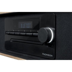 Bluetooth microsystem - THOMSON - Black - FM/CD/MP3/USB/Induction radio, 60W, Equalizer, Remote control, Power supply. 230V