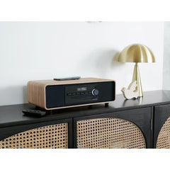 Bluetooth microsystem - THOMSON - Black - FM/CD/MP3/USB/Induction radio, 60W, Equalizer, Remote control, Power supply. 230V