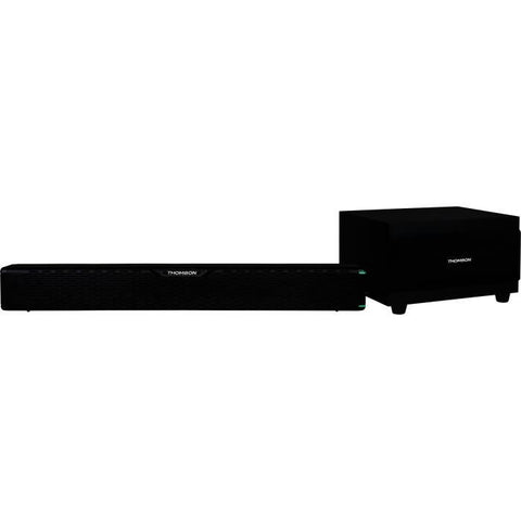 THOMSON SB60BTS - Wireless soundbar with subwoofer - Bluetooth 5.0 - Stereo system - 60W - Wall mountable - Black