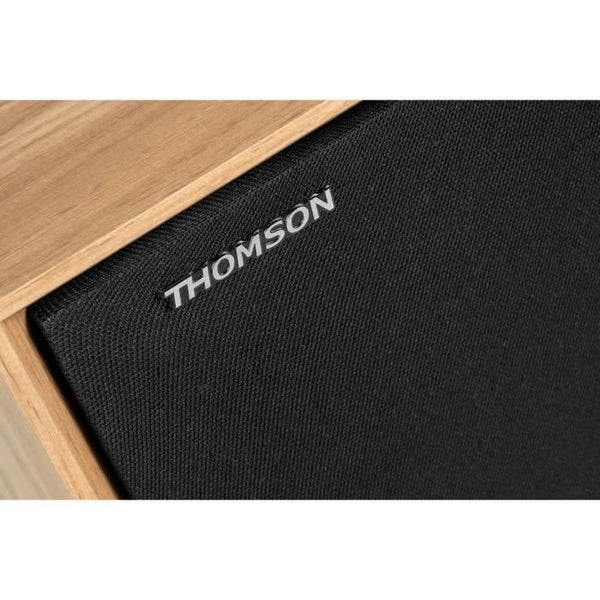 Wooden speaker for home use - THOMSON - WS502 - Bluetooth 5.0, 100W, RCA, USB, AUX-IN