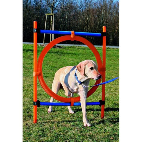TRIXIE Agility hoop for dogs 115 x 3 cm plastic