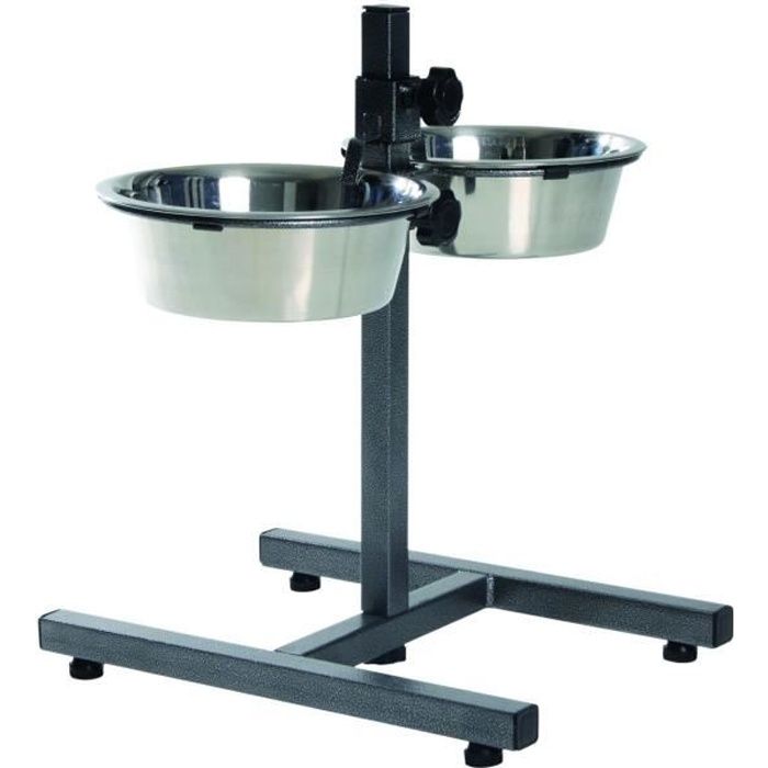 TRIXIE Support pour gamelle réglable pour chien 3,6 L 20 cm