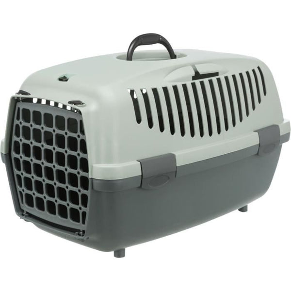 Caisse de transport TRIXIE Capri 1 - XS - 32 x 31 x 48 cm - gris anthracite et vert - pour chiens
