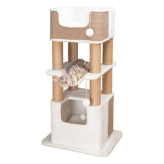 TRIXIE Krabpaal Lucano 110cm - Wit en taupe