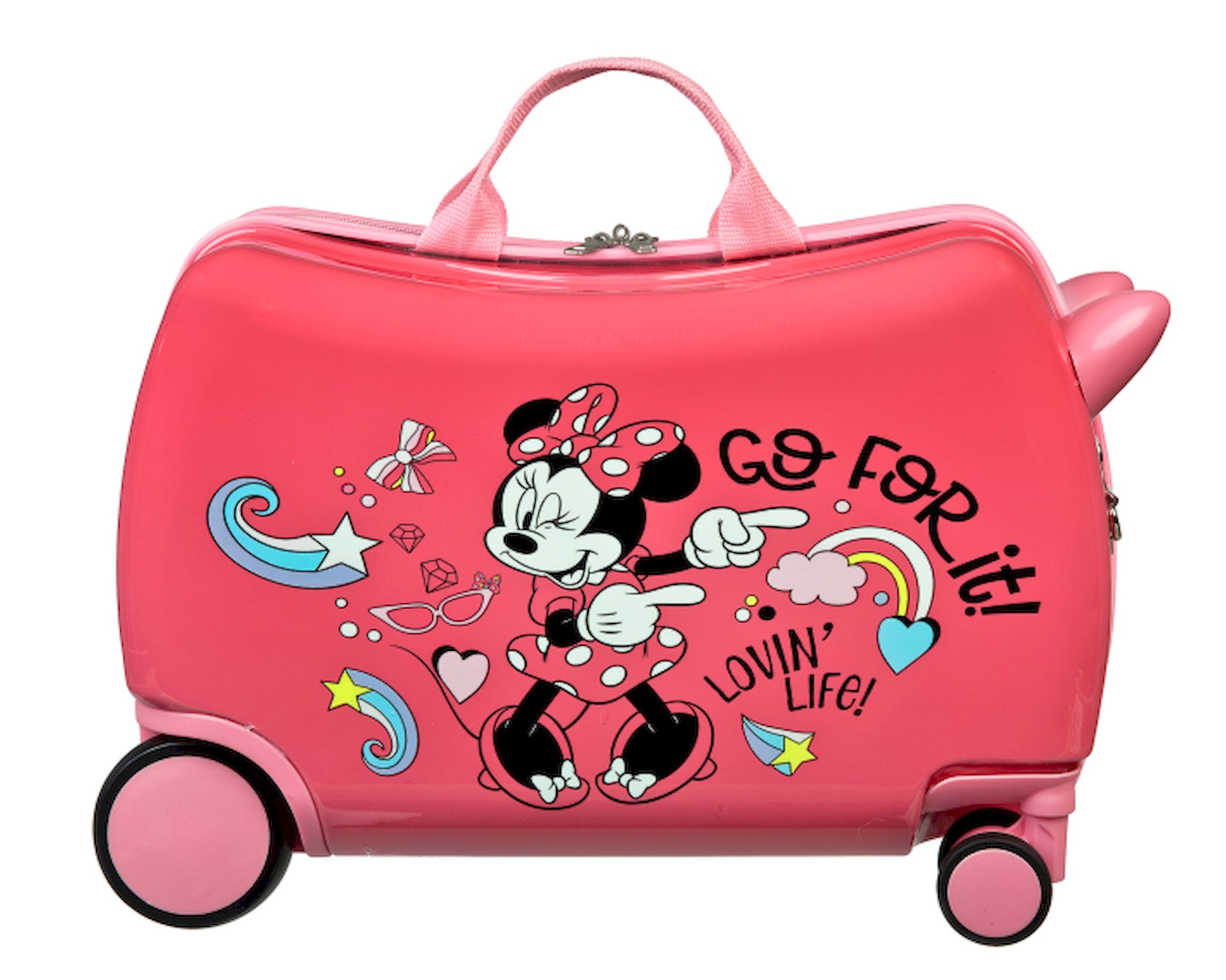 Minnie Mouse Rolling Suitcase with Seat