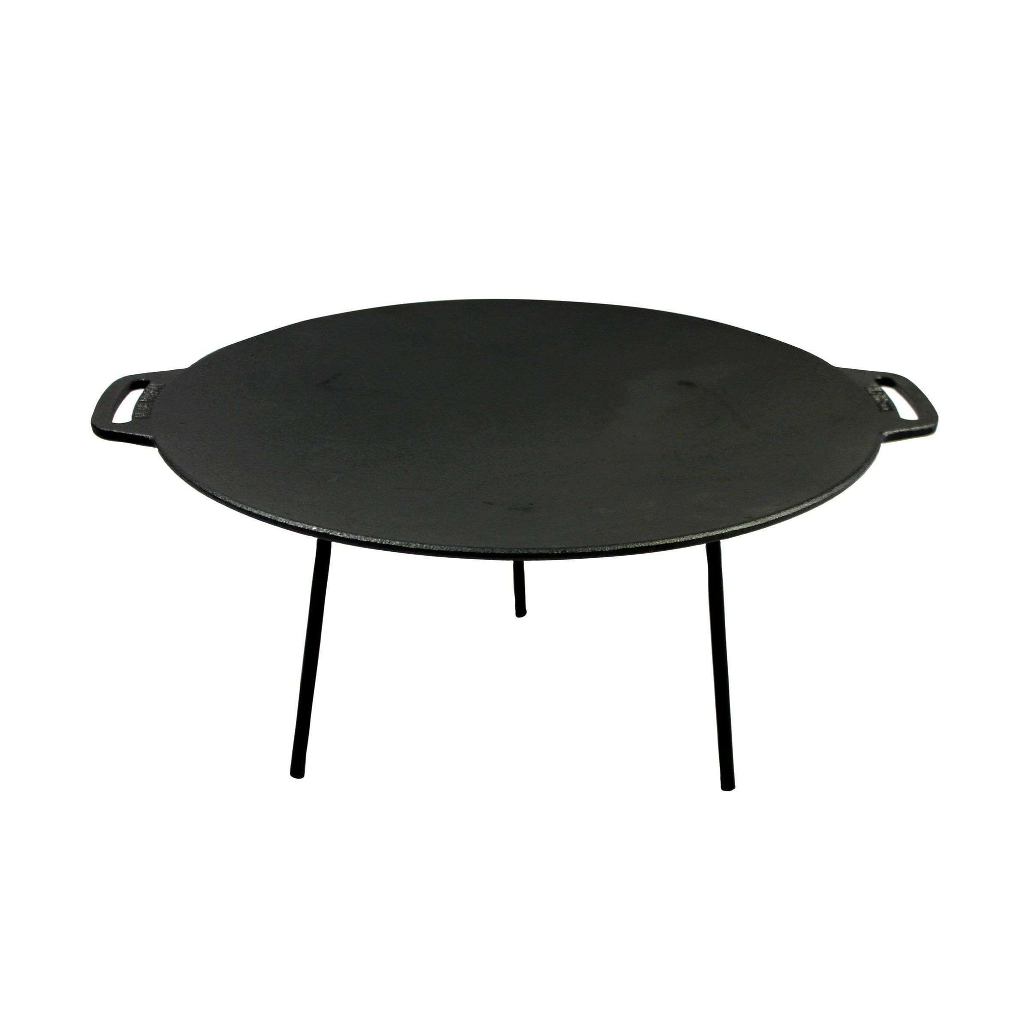 Fire Bowl Griddle Cast Iron with Legs 44 cm