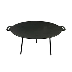 Fire Bowl Griddle Cast Iron with Legs 44 cm
