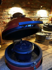 Dutch Oven Roasting Pan Cast Iron 8 Liters