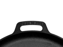 Gietijzeren planchapan van 35 cm met handgrepen