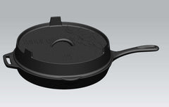 Cast Iron Skillet Lid Ø 30 cm with Grill Pattern