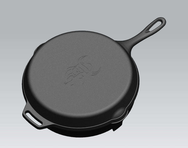 Cast Iron Skillet Lid Ø 30 cm with Grill Pattern