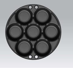 BBQ Accessory Muffin Pan for 7 pieces