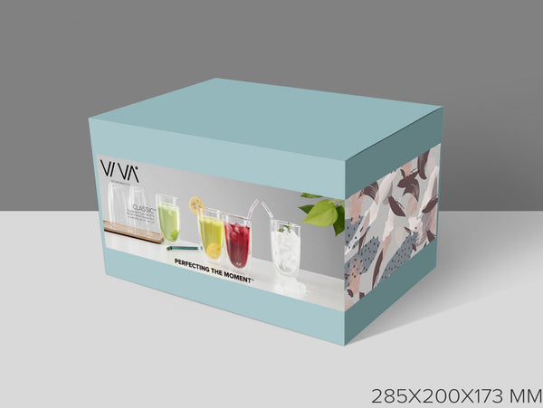 Lot de 6 verres Lauren à double paroi de 490 ml